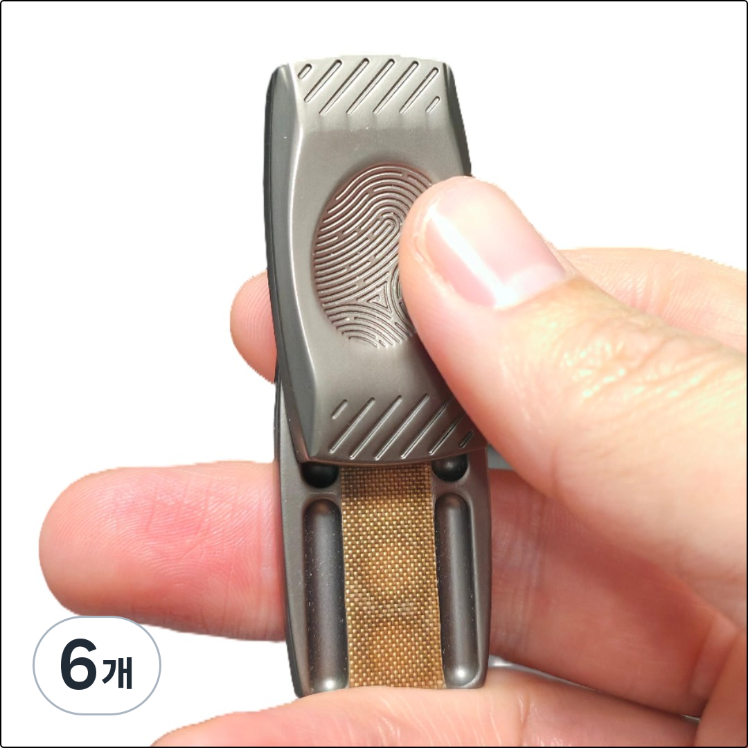 2026 NEW 금속 슬라이드 스트레스해소 키덜트 장난감 선물, 피젯스피너, 6개 77,100원