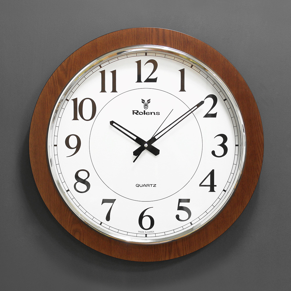 키다리 월넛민자도금링 저소음 벽시계 지름 50cm kyos031 MD500 48,880원