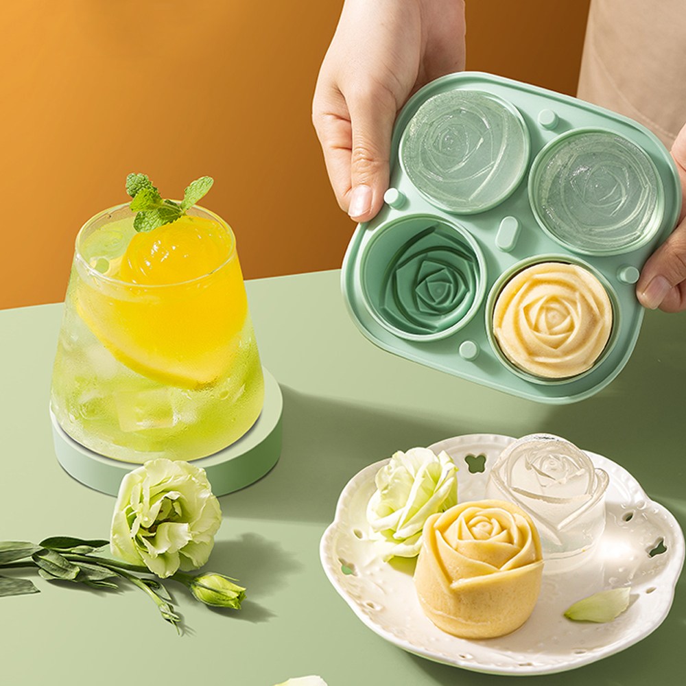 1+1 로즈 얼음 트레이 실리콘 왕얼음 얼음틀 아이스 왕볼 대형 아이스볼 하이볼 메이커 원형 동글이 위스키 몰드 8,810원