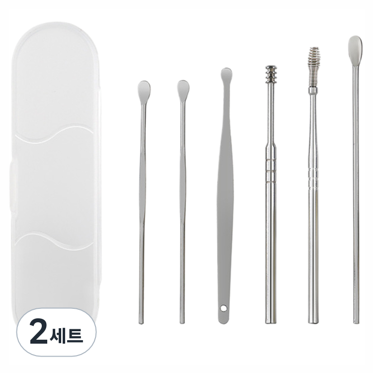 썬앤드림 심플 귀이개 G타입 6종 세트, 2세트 5,000원