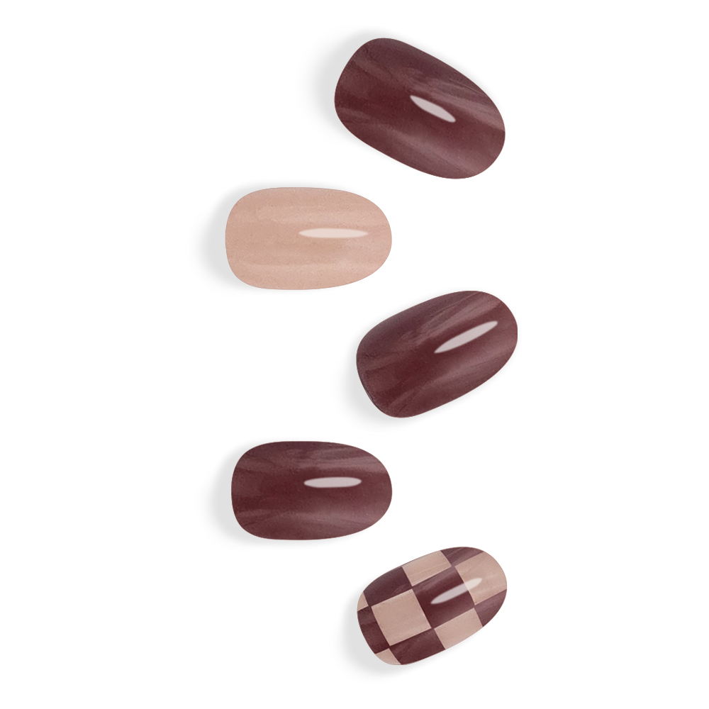 반경화 젤네일스트립 Choco grid 초코 그리드 HY-0001 셀프네일 [HOYEOM], 1개, Choco grid (HY-0001) 14,900원