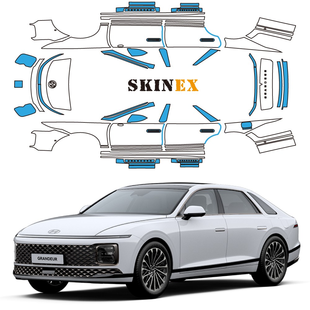 스킨엑스 그랜저 GN7 외장필수패키지B PPF 차량보호필름, 1개 216,000원