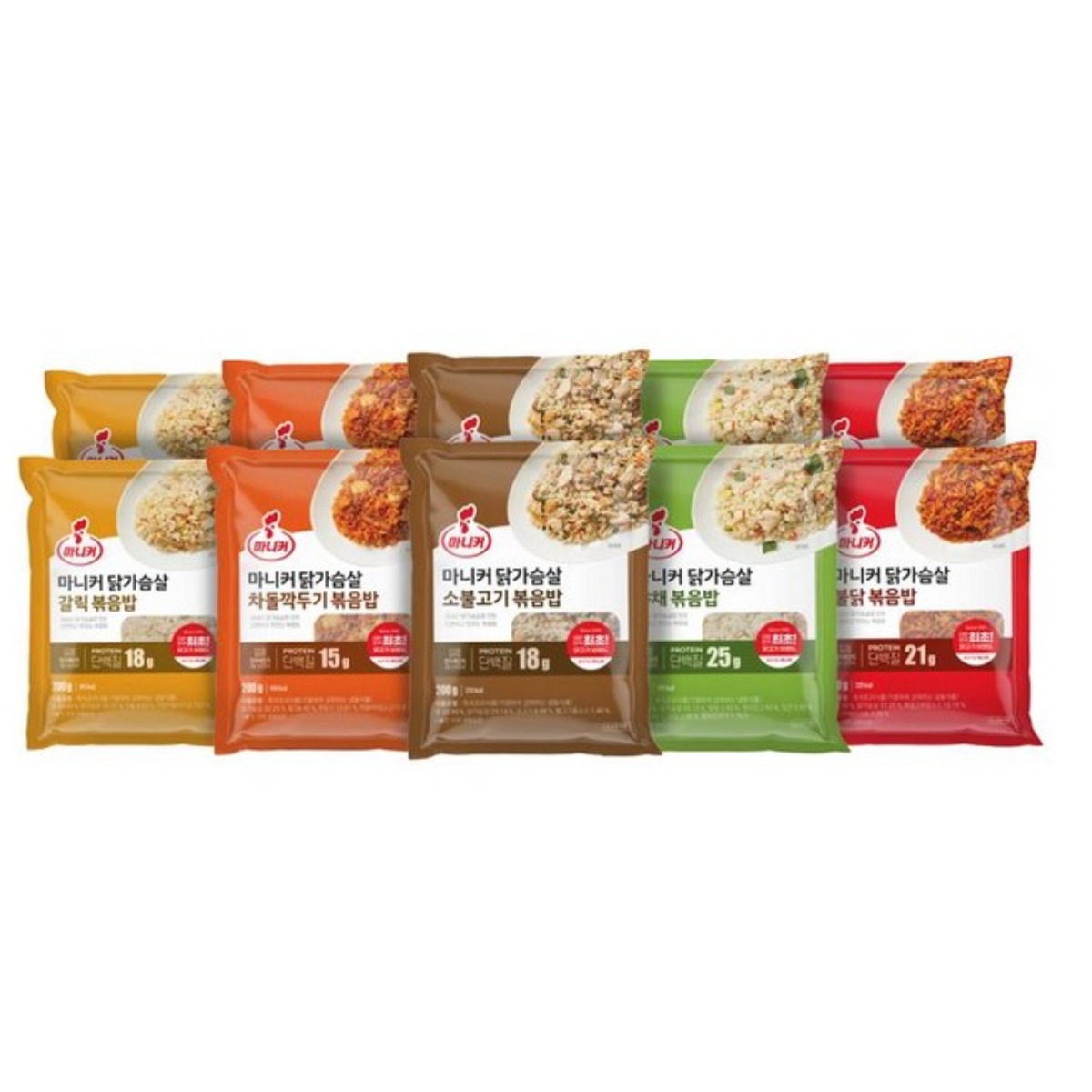 [소비기한 임박할인] 마니커 닭가슴살 볶음밥 10팩 세트, 2kg, 1세트 16,900원