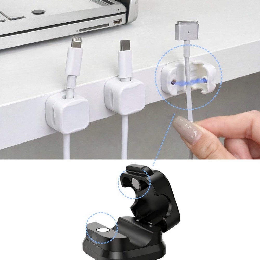 카소 마그네틱 충전선 거치대 케이블홀더 자석형 전선정리 고정형 6,900원