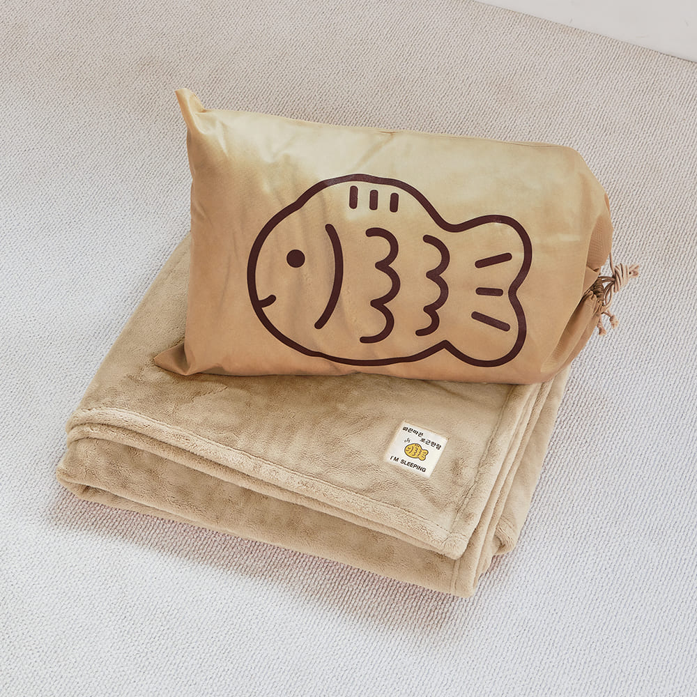 아임슬리핑 붕어빵 극세사 모포 캠핑 담요 이불 59,000원