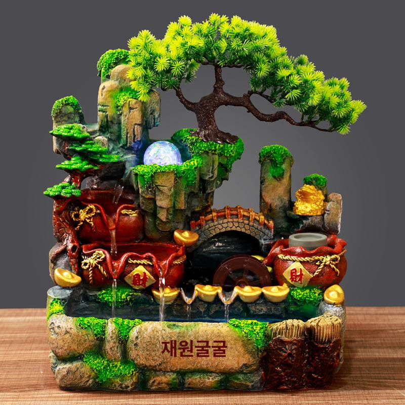 물레방아 폭포 가습기 인공 미니멀 장식 분수대 기본 플로팅 실내 사무실 86,900원