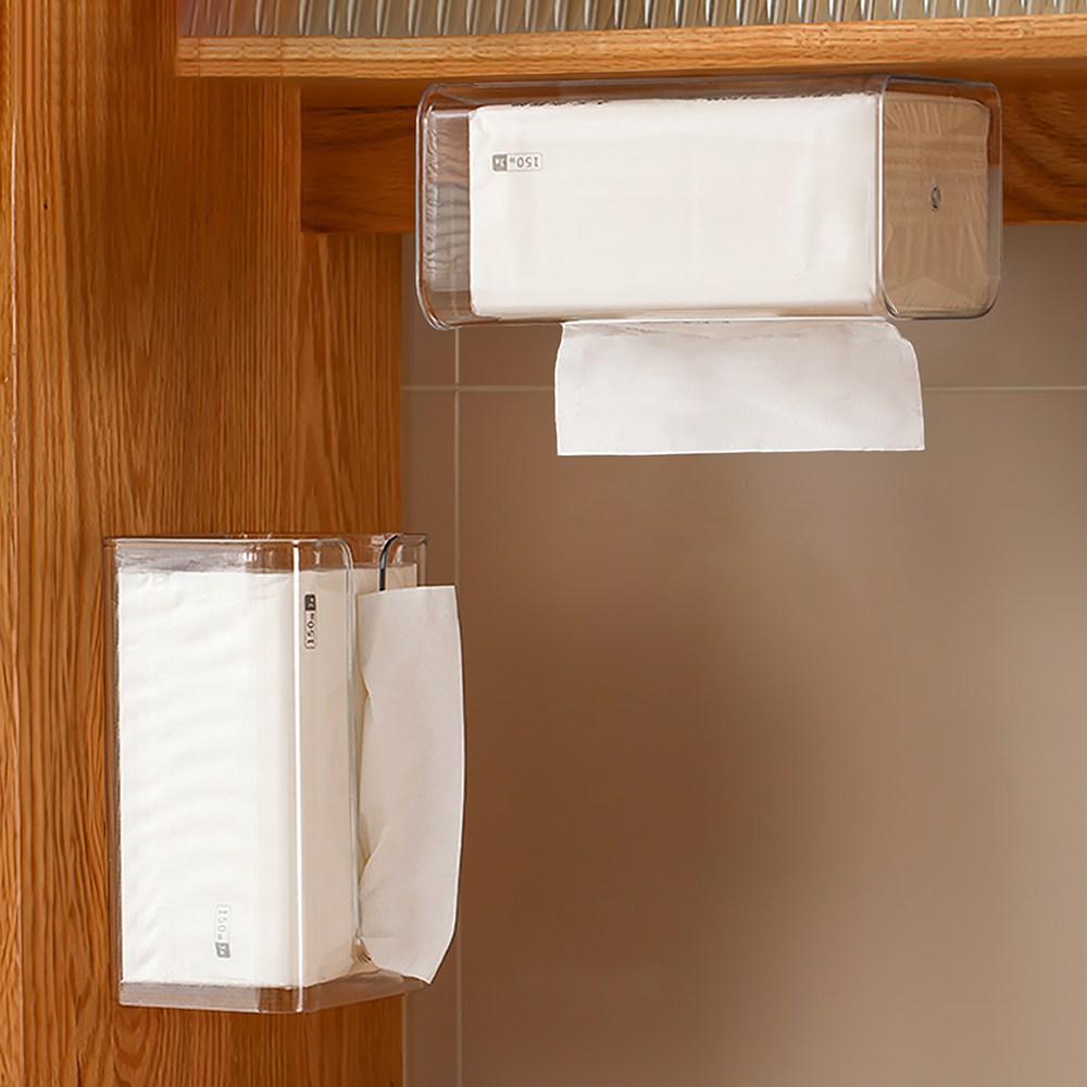 코지스 무타공 휴지케이스 투명 티슈케이스, 1개, 투명, 현재가 11,840원