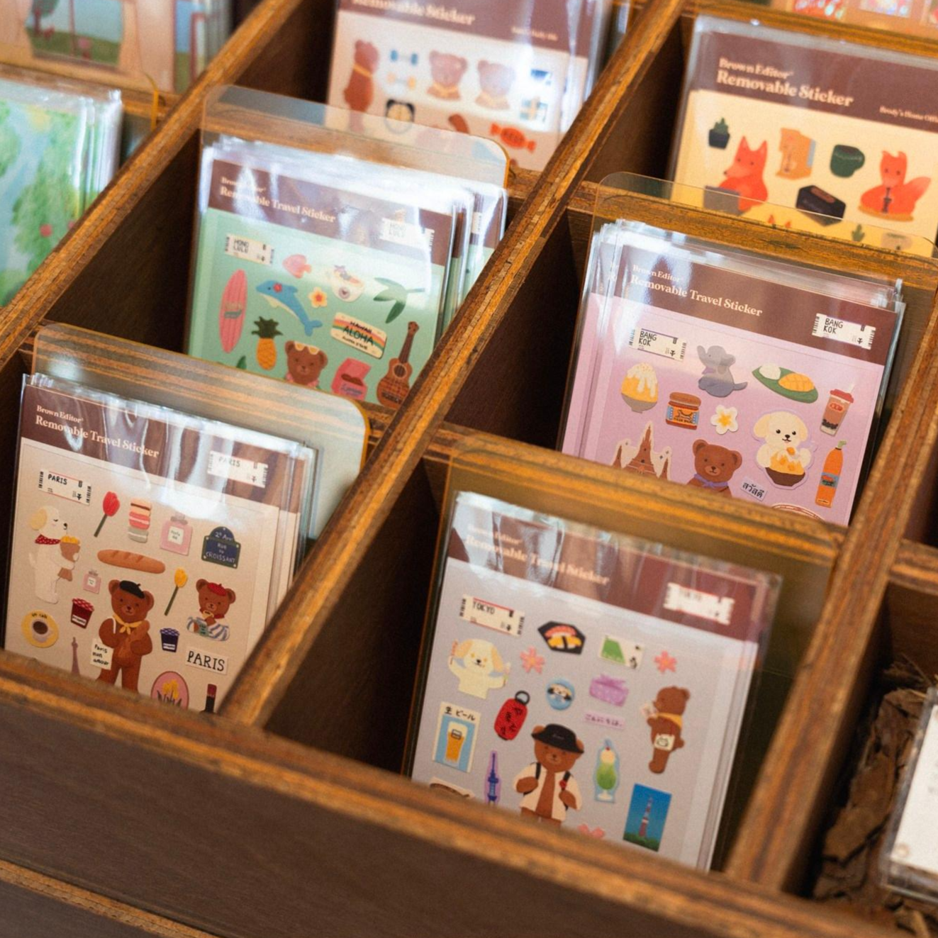 리무버블 트래블 씰스티커 다꾸 동물 여행 스티커 시리즈, 1개, 6종 세트(전 디자인) 11,000원
