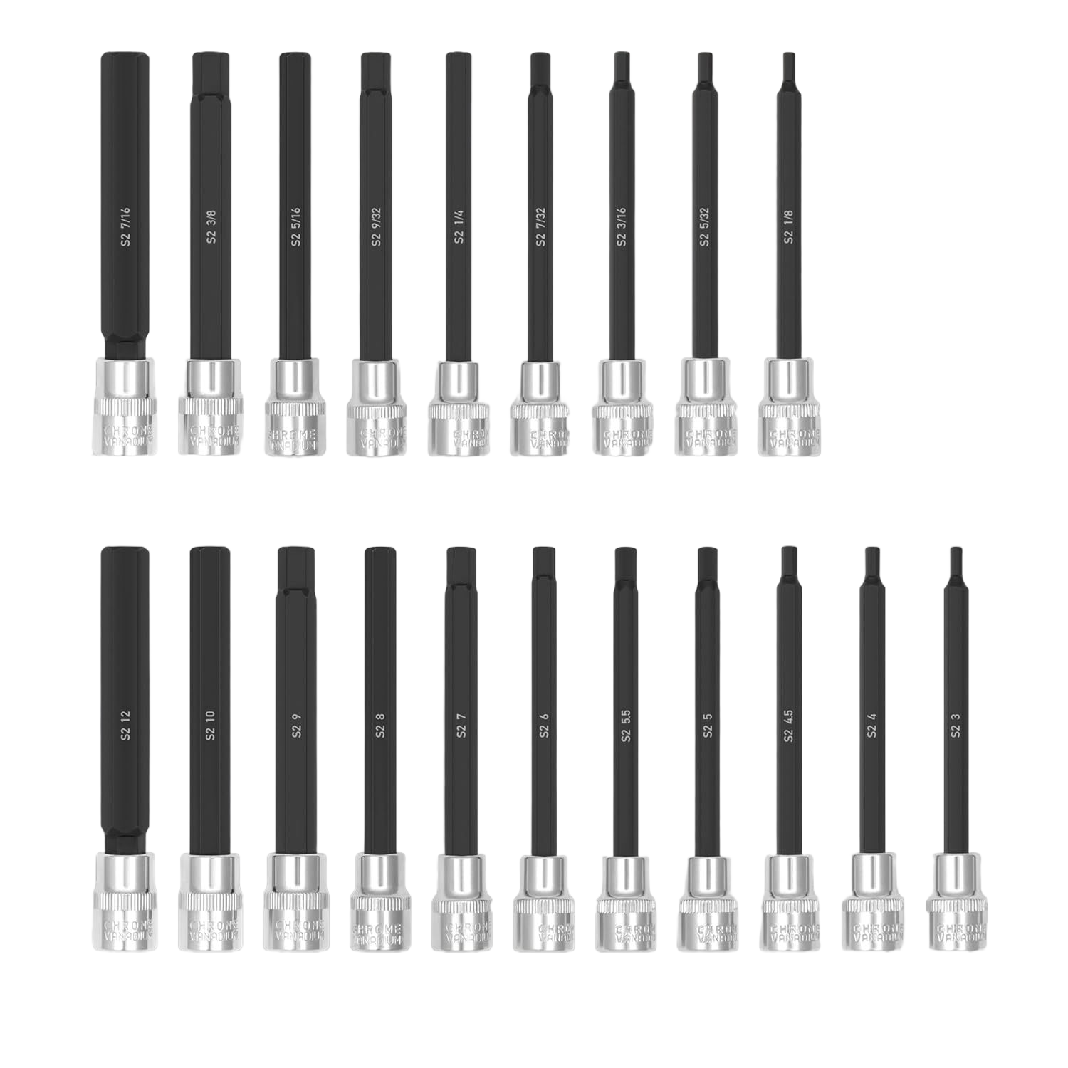 공구PXJ 3/8인치 롱타입 육각 소켓 비트 세트 20pc, 1세트 45,000원