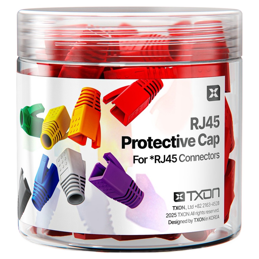 티엑스온 RJ45 랜부트 보호캡 랜선 보호커버 100p 4,900원