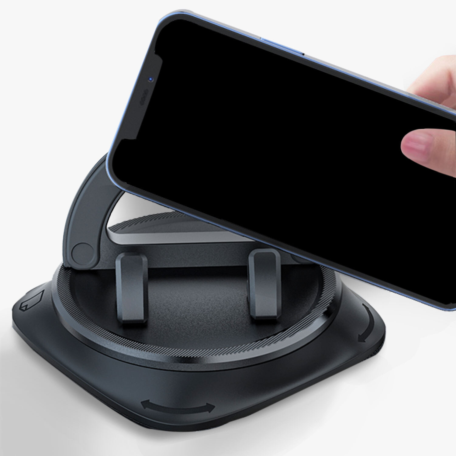 메이튼 360도 회전 자동차 대쉬보드 핸드폰 거치대, 1개, 블랙 6,900원