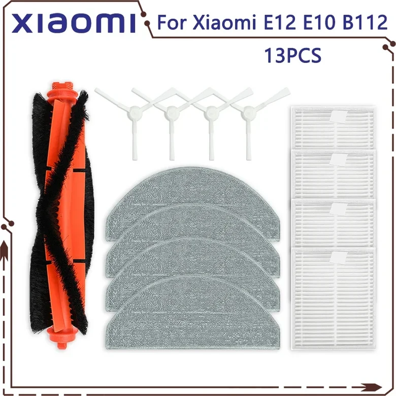 샤오미 청소용 로봇 진공 청소기 메인 브러시 사이드  천 HEPA 필터 S20 E12 E10 B112 19,000원