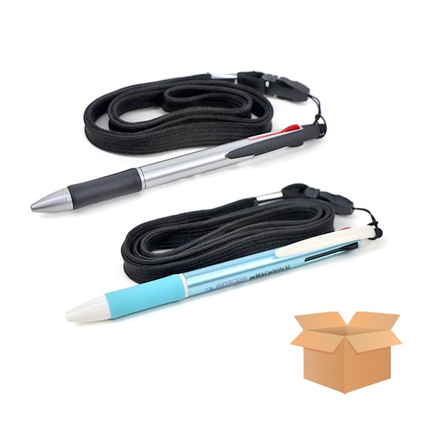 (유미)1500 트라이던트 3색 목걸이 볼펜 24자루(1갑) 터치펜 27,000원