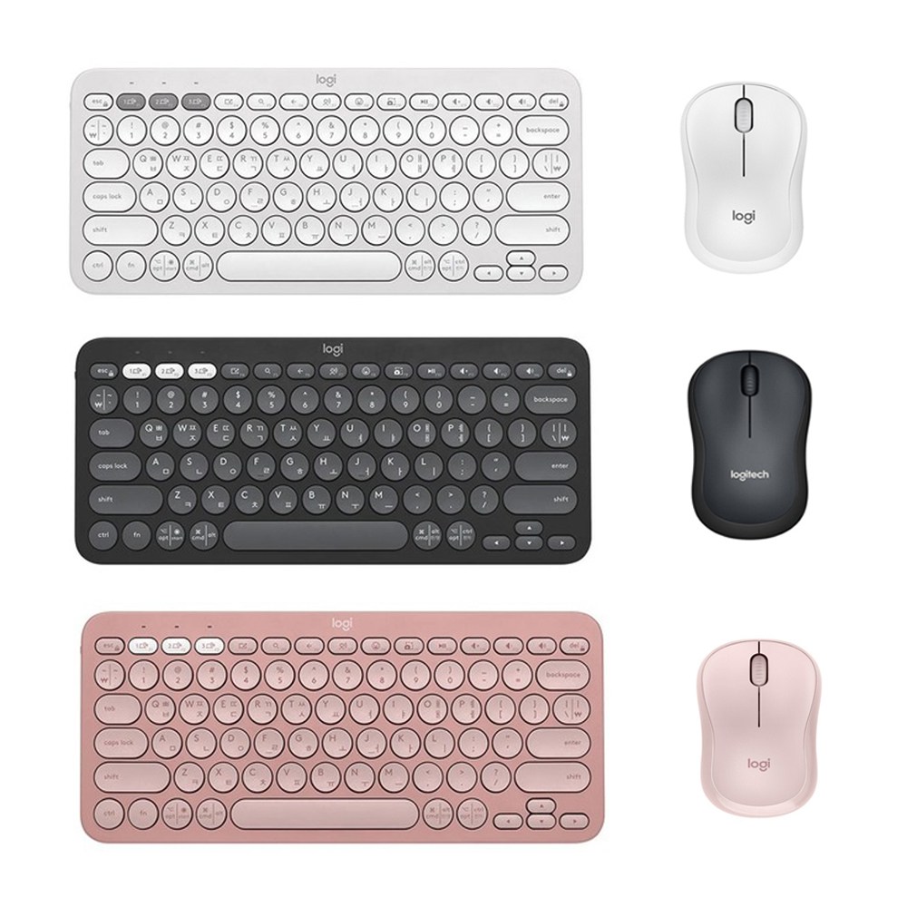 로지텍코리아 K380S+M240 블루투스 키보드 마우스 세트 K380 신버전 한글각인 64,800원