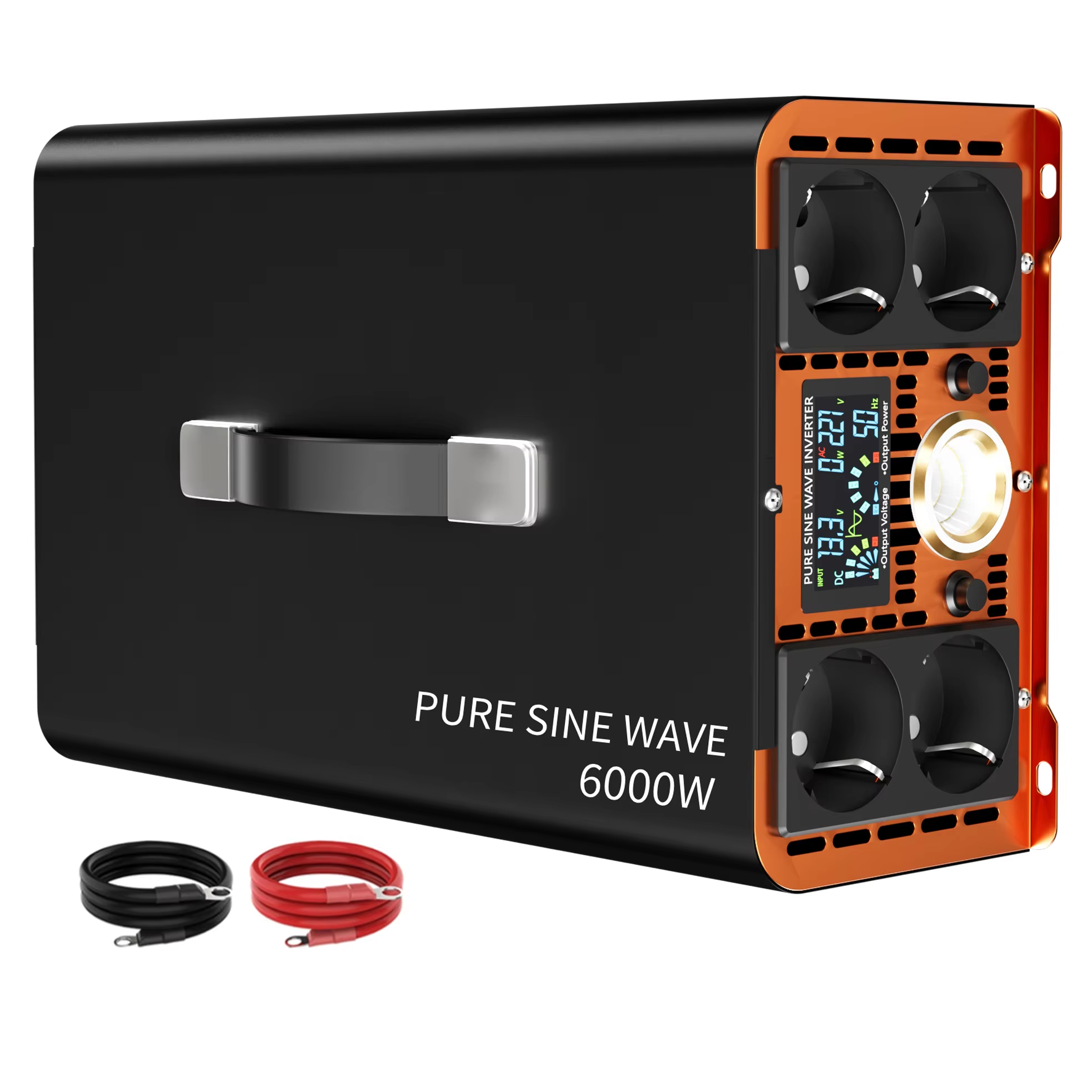 팀세이프 인버터 순수정현파 고출력 캠핑용 7000W 7KW 6KW 12V/24V/48V/60V/72V DC AC 220V 240V 태양광 변환기 자동차 279,000원