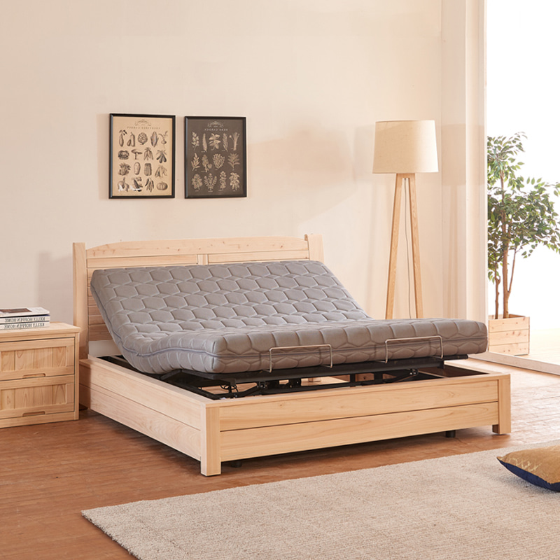 (매쉬원) 제로 모션 전동침대 제우스(SS/Q/K)/모션베드/편백나무 프레임/무중력 자세/3단계 마사지/LED무드등/3D 매쉬 매트리스/진드기및 해충방지 3,895,680원