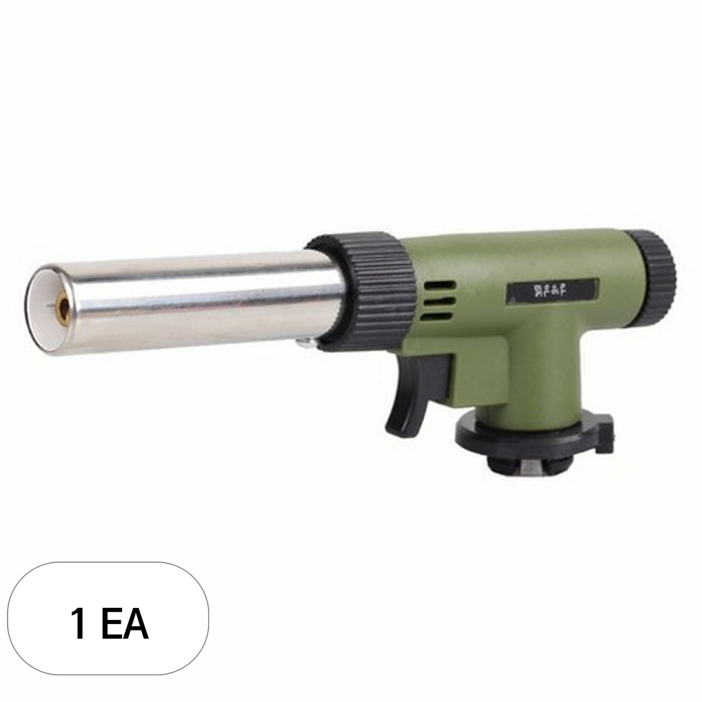 지앤디맑은하루 휴대용 액화방지 자동 캠핑용 원터치 토치 16,000원