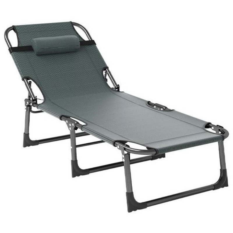 접이식 야전침대 2in1 캠핑용 침대 의자 등받이 각도조절 초경량 휴대용 1인용 싱글 리클라이너 무중력 의자 노인 어르신 학생 기숙사용 캠핑체어, 초록색 줄무늬 44,900원