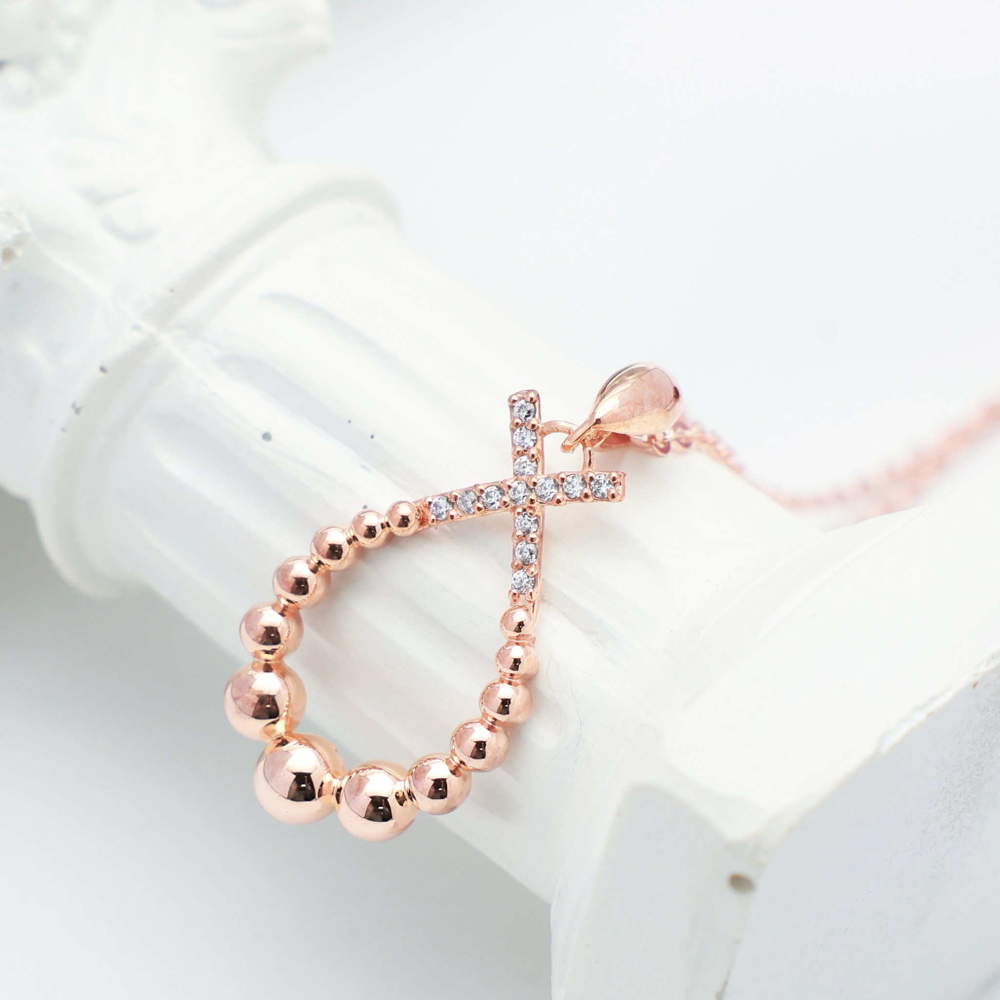 14k 18k 로즈골드 펜던트 메달 목걸이 딸랑이 데일리 M710 체리스쥬얼리 462,160원