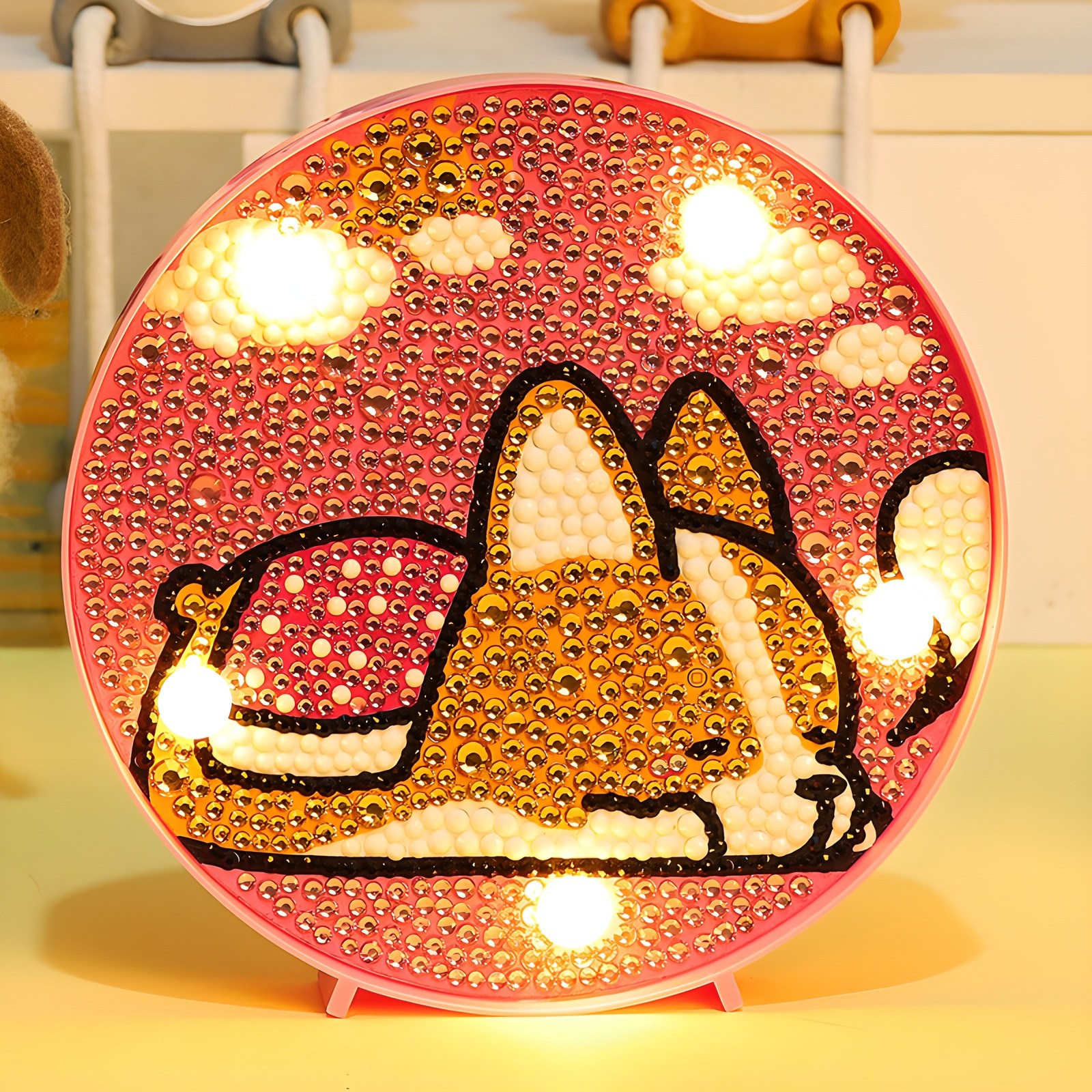 어린이 LED 무드등 보석십자수 DIY 패키지 6,300원