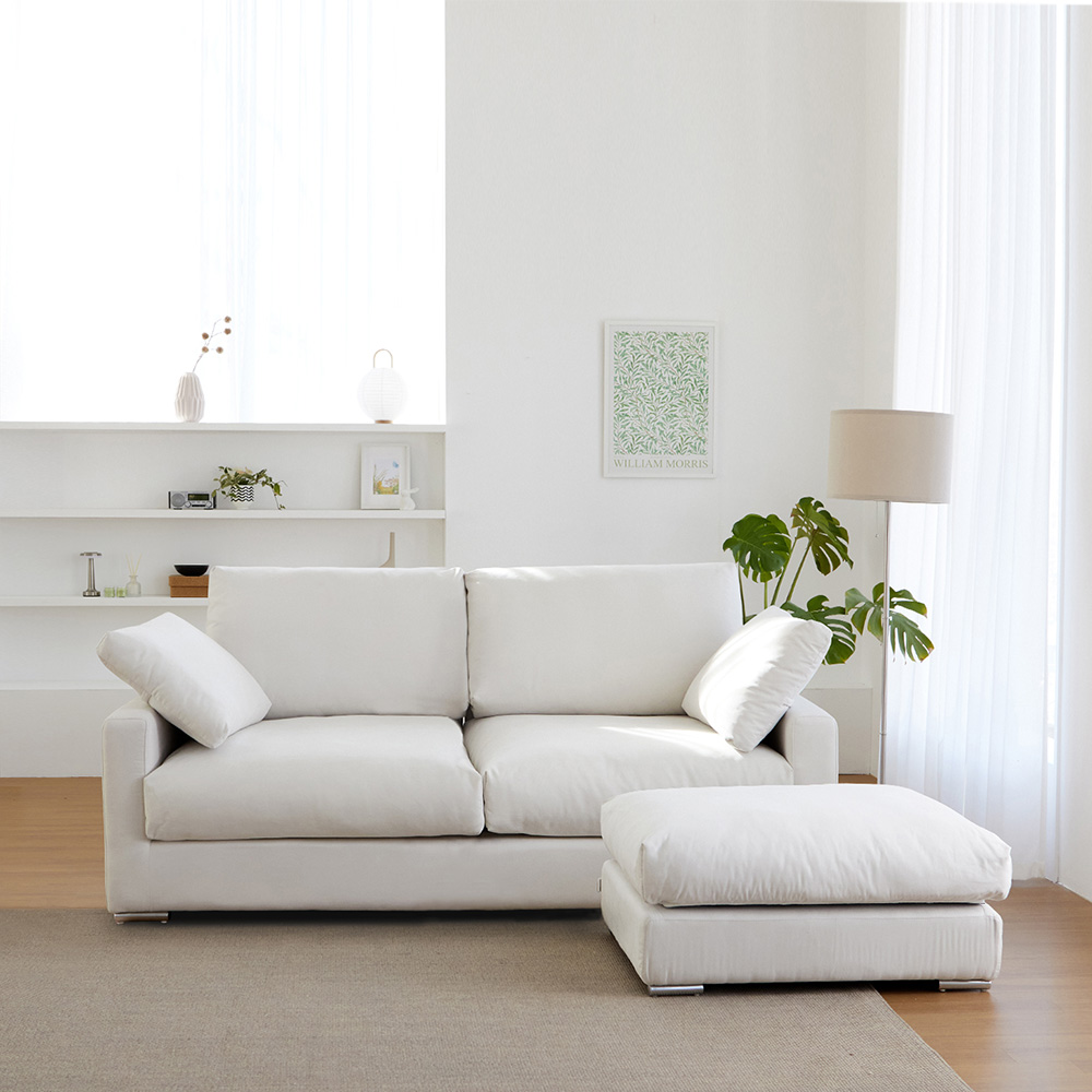 [베스트리빙] 오뉴 아쿠아텍스 모듈 소파 3인/3인카우치/4인용, 스툴 포함, 방수 패브릭 + 덕다운소재, 워셔블 커버, 모던 인테리어 소파 379,000원