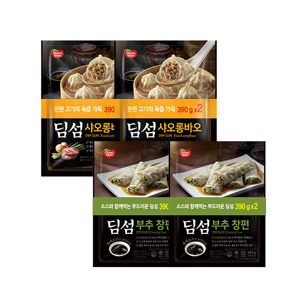 동원 딤섬 샤오롱바오 390g x 4봉+부추창펀 390g x 4봉 30,900원