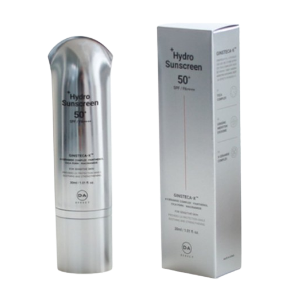 [SPF50] 디에이이펙트 하이드로 선스크린 30ml 광노화케어 저자극 자외선보호 피부과시술후 기미잡티 개선 촉촉 수분충전 손상피부 리페어 장벽개선 주름개선 77,900원