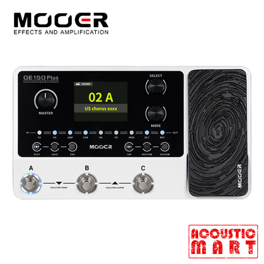 무어 Mooer GE150 PLUS 앰프 모델링 기타 멀티 이펙터, 1개 219,000원
