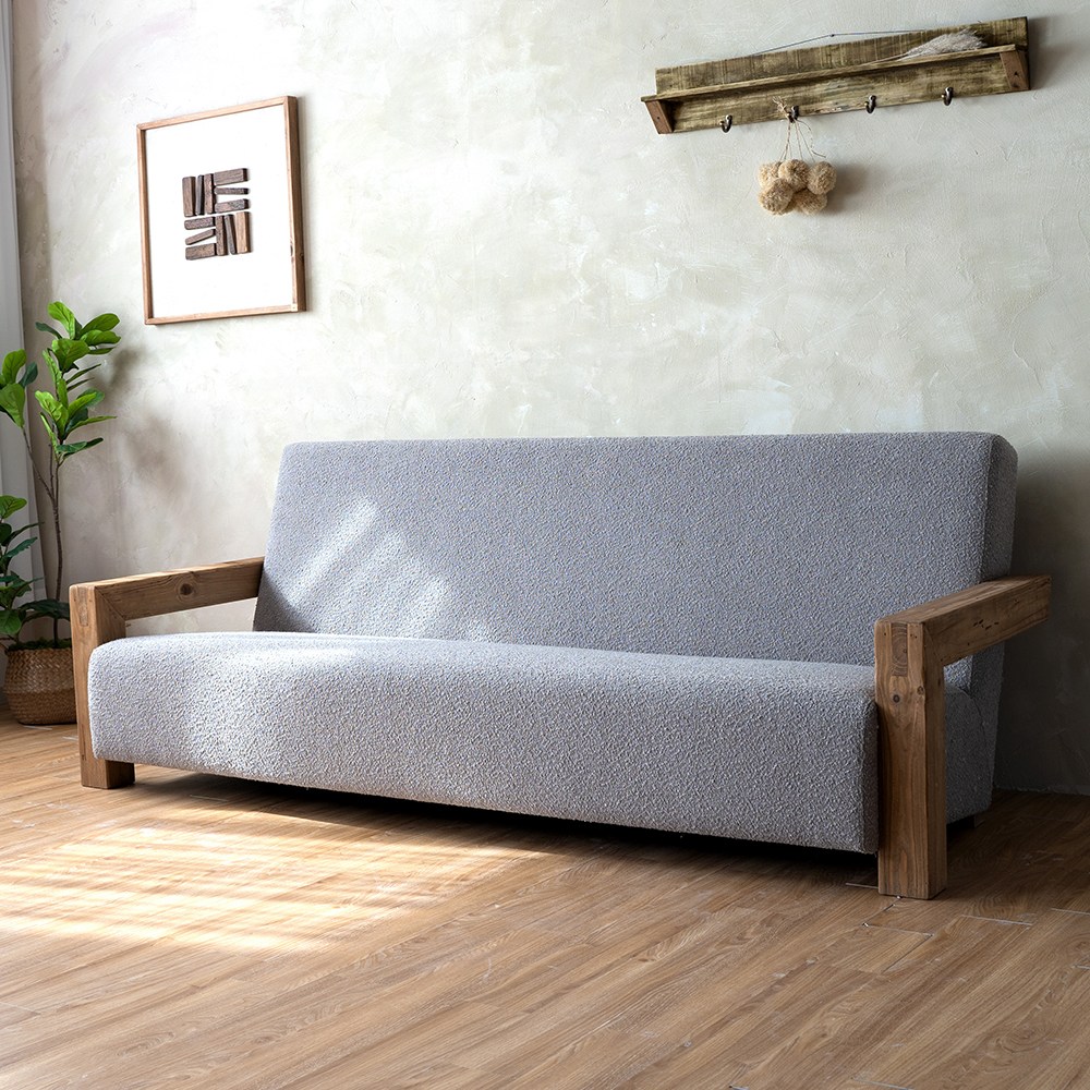 피어젠가구 비올라 고재 원목 패브릭 소파 3인용 1인용 1,590,000원