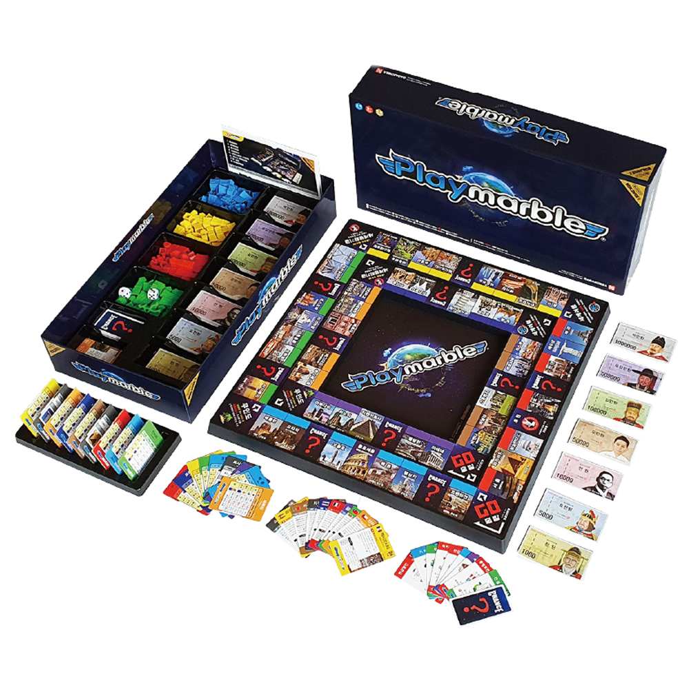 플레이마블 월드와이드 세계여행 보드게임, 혼합 색상, 1개 41,000원