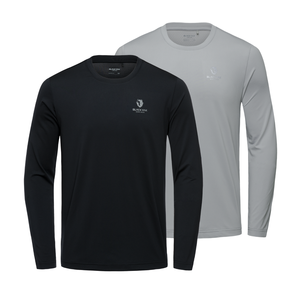 블랙야크 워크웨어 간절기 향균 흡한속건 혈류흐름개선 ILLITE 바이오테크 긴팔티 34,800원