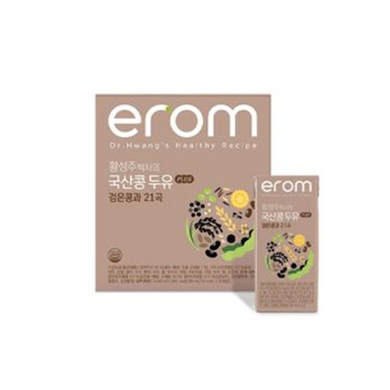 이롬 황성주박사의 국산콩두유 PLUS 검은콩과 21곡, 190ml, 80개 43,310원