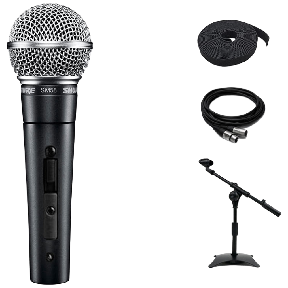 SHURE SM58SK 유선 마이크 슈어 SM58 SK 다이나믹 마이크 스탠드 패키지 [벨크로3M증정] 259,900원