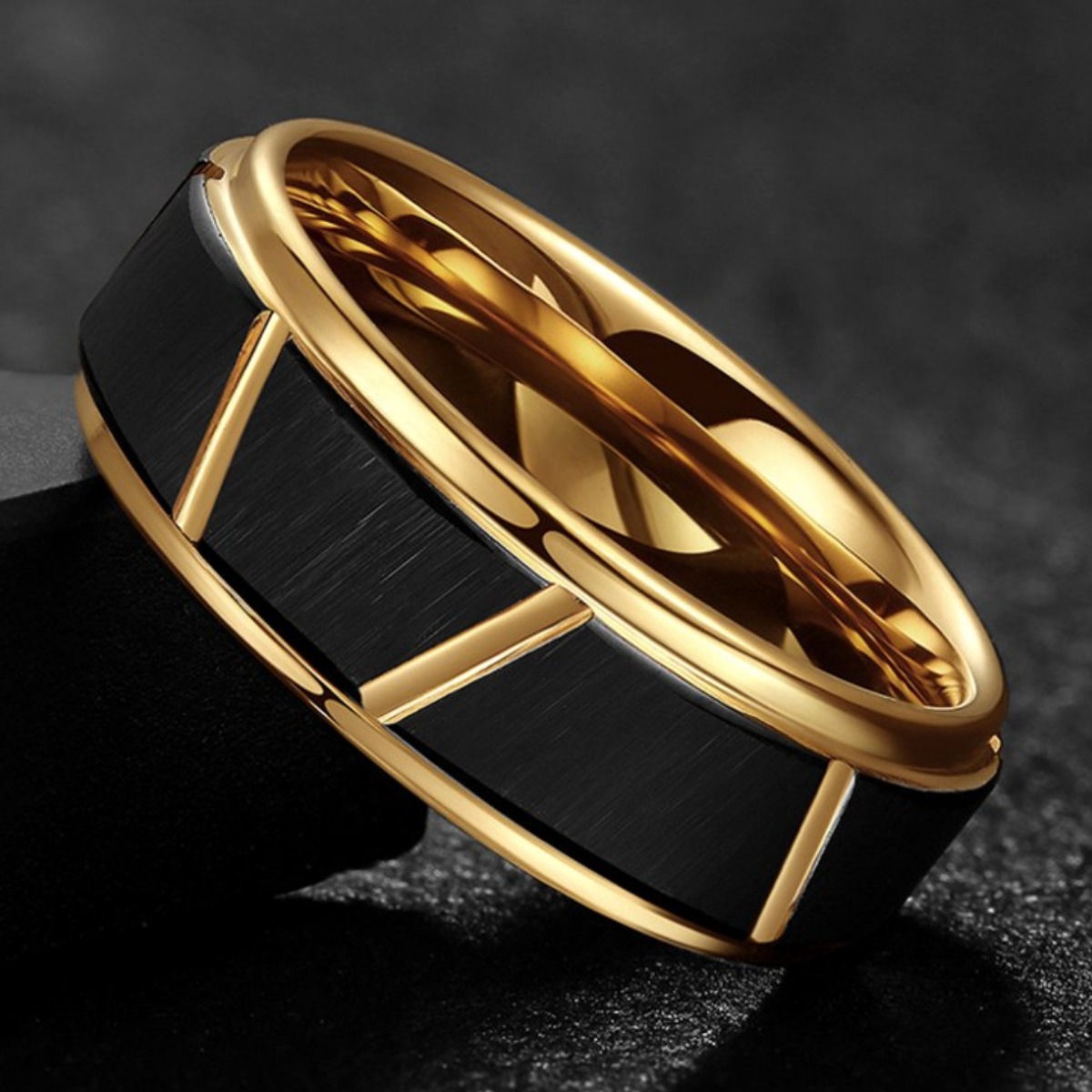 볼던 MR1110 프리미엄 텅스텐 스틸 남자 여자 패션 반지 링 심플 35,000원