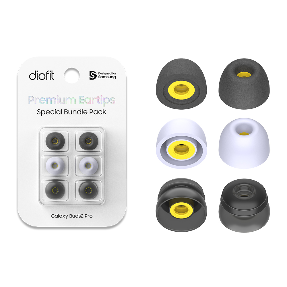 디오핏 갤럭시 버즈2 프로 이어팁 메모리폼팁/ 실리콘폼팁/ 다중플랜지 이어팁 Galaxy Bud2 Pro Eartips 16,010원