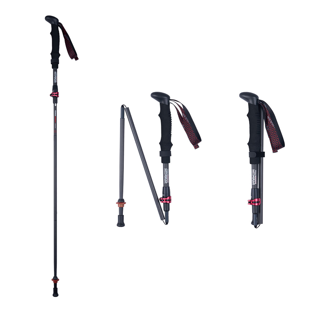 위드기어 페나 카본 등산스틱 (TPPZ1) 초경량 Z폴 국내 제작 (국산) 접이식 남성 여성 등산지팡이 트레킹폴 케이스 바스켓 등산 지팡이, 1세트, 레드 194,000원