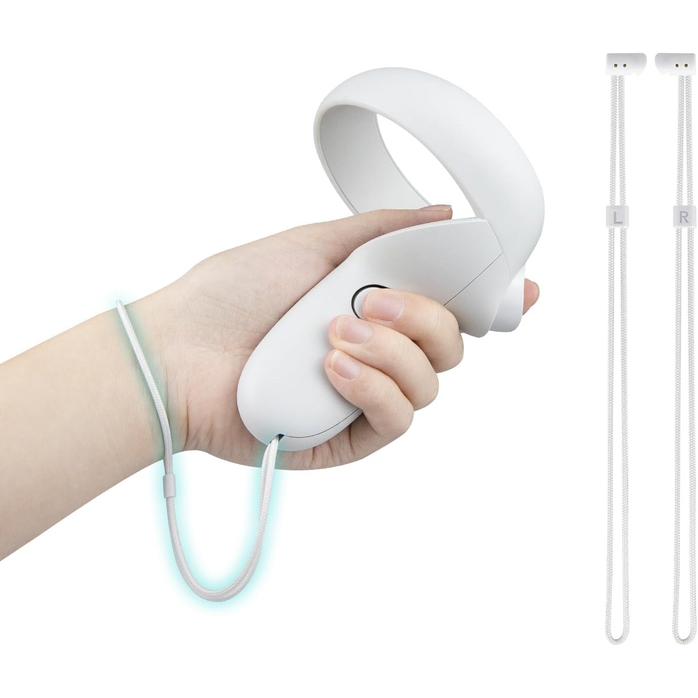 SOULWIT 업그레이드 교체용 손목 스트랩-호환 메타 퀘스트 2용 내구성 및 조절 가능한 VR 컨트롤러 핸드 스트랩 액세서리 (오큘러스 퀘스트2용) 간편한 DIY 설치 19,900원