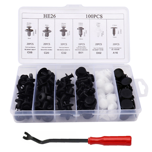 라인테크 차량용 패스너 100pcs 리무버 세트 자동차 리무버 자동차 패스너 8,000원