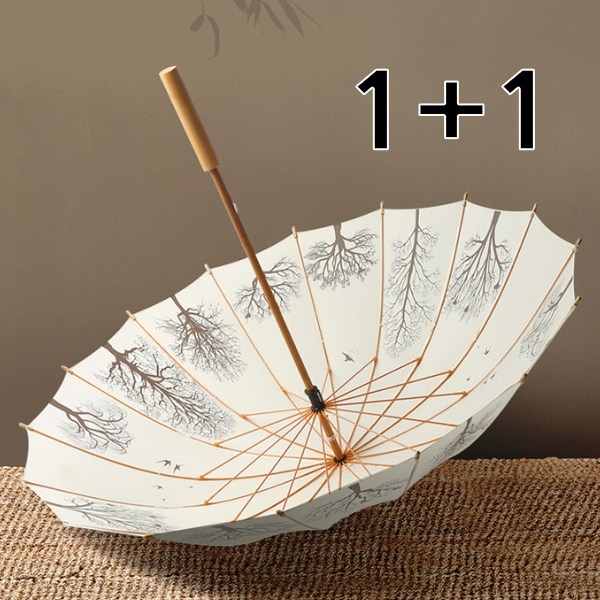 당일출고 1+1 특이한우산 레트로 복고풍 원목 일자 장우산 나무우산 양우산 33,190원