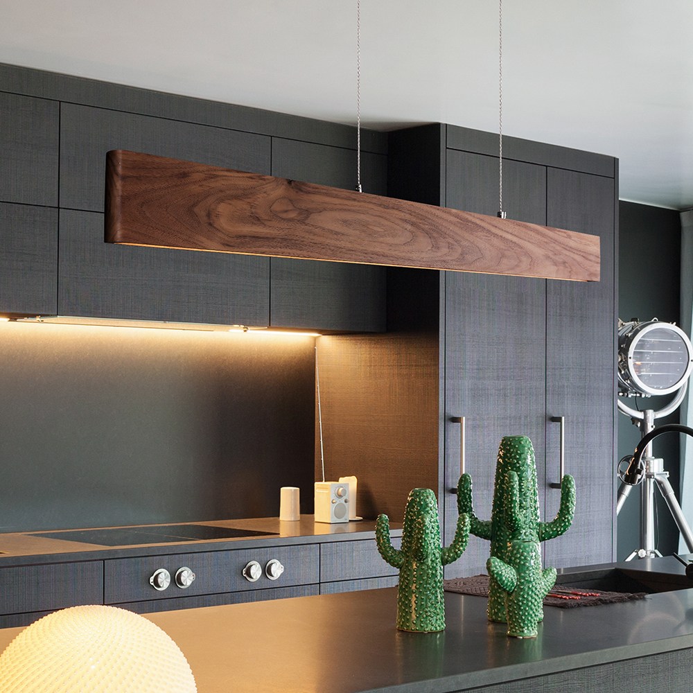 뭉클 리니어 LED 원목 조명 펜던트 우드 식탁조명 식탁등 인테리어 LP-101 220,000원