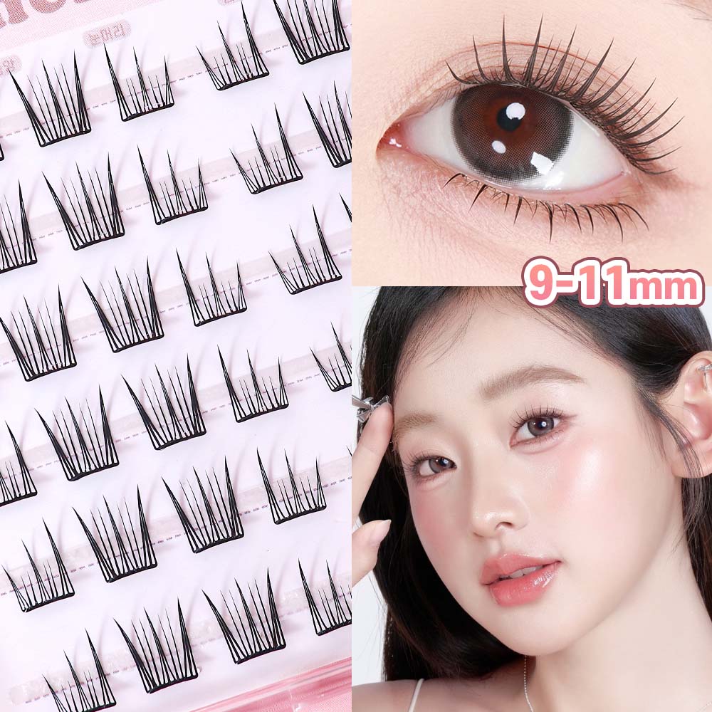 Binmei 초경량 노글루 속눈썹 데일리 얇은 자연스러운 속눈썹 풀없이 붙이는 속눈썹 재사용가능, 1개, 샤프 10,900원