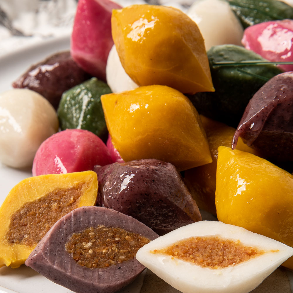 HACCP 오색송편 1kg+1kg - 고소한 5가지맛 깨 송편, 1kg, 2개 15,900원