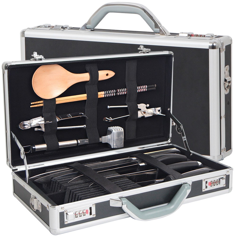 가방몰 ADD043 소형 블랙 알루미늄 칼케이스 공구가방, 1개, 블랙 53,100원