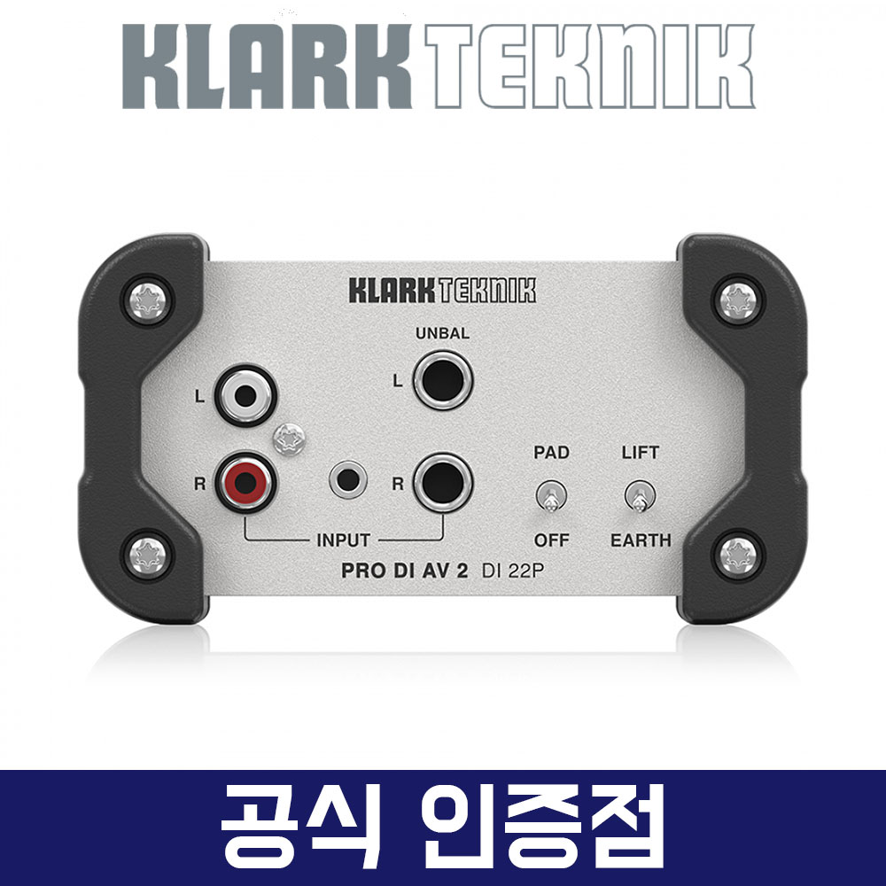 클락테크닉 DI 22P 패시브 스테레오 다이렉트 DI 박스 [공식인증점/정품] 100,000원