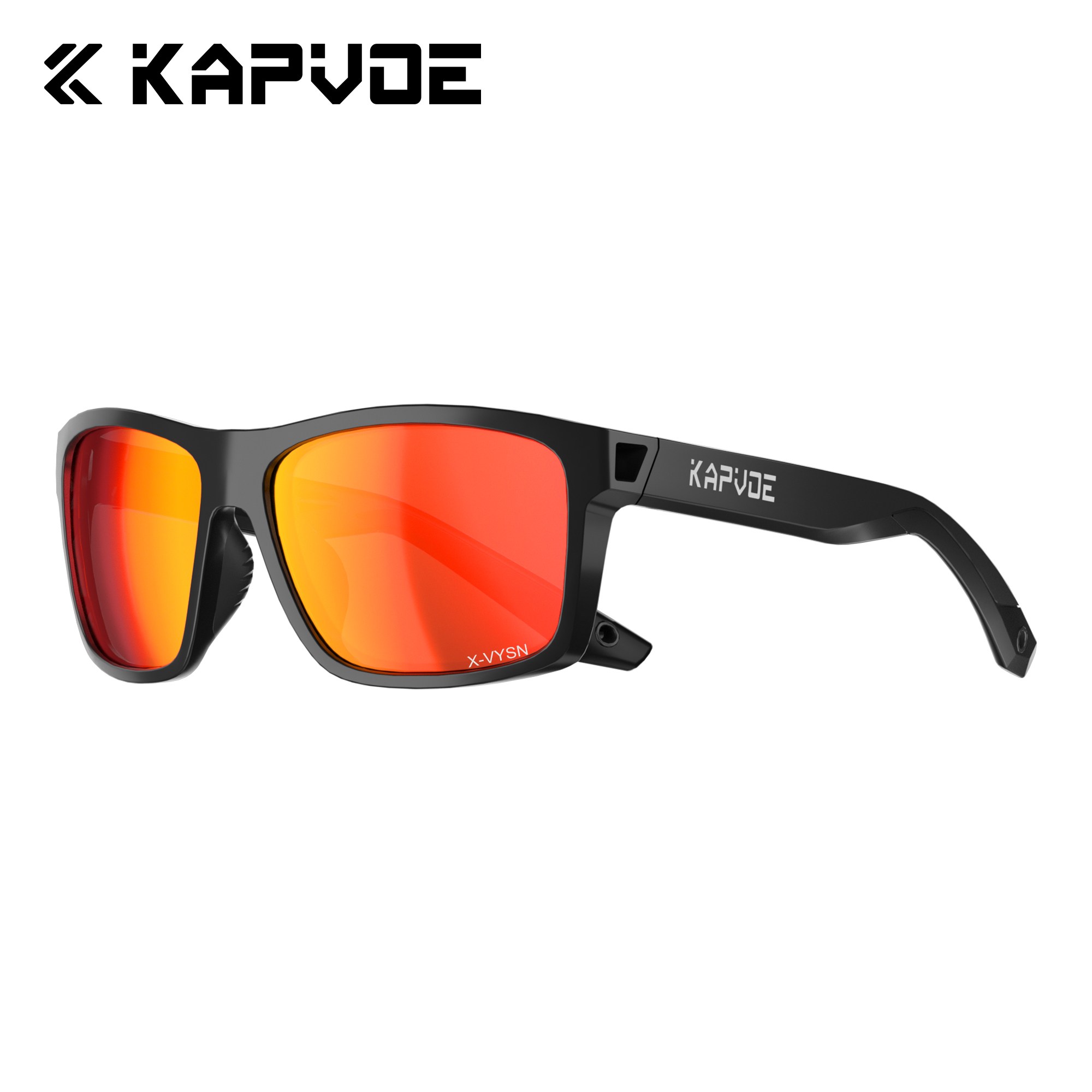 kapvoe 카프보에 낚시 편광 선글라스 눈부심 차단 데일리 겸용 KBB05-GPG, 1개, 블랙+레드 69,900원