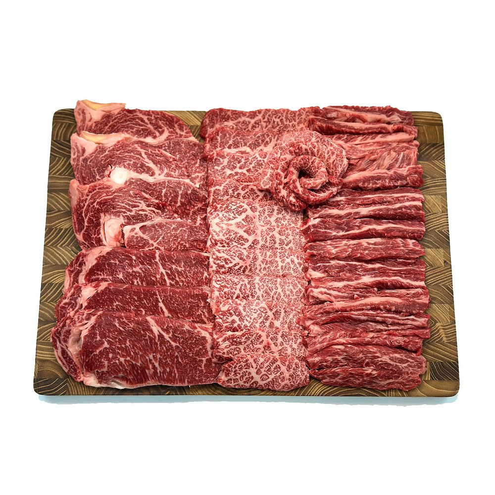 한우선물세트 "상" - 등심/채끝/살치살/갈비살 총 1.6kg -스킨진공포장 225,000원