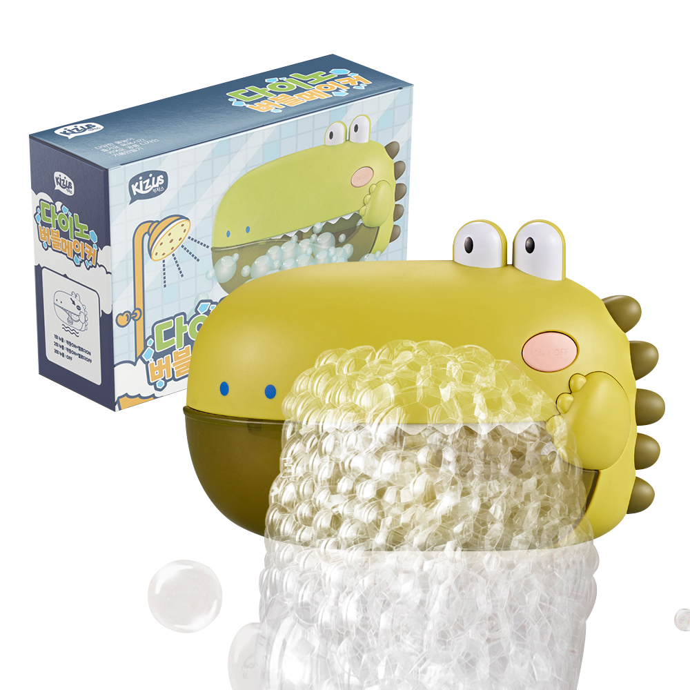 키저스 다이노 버블 메이커 목욕놀이 완구, 혼합색상, 1개 12,850원