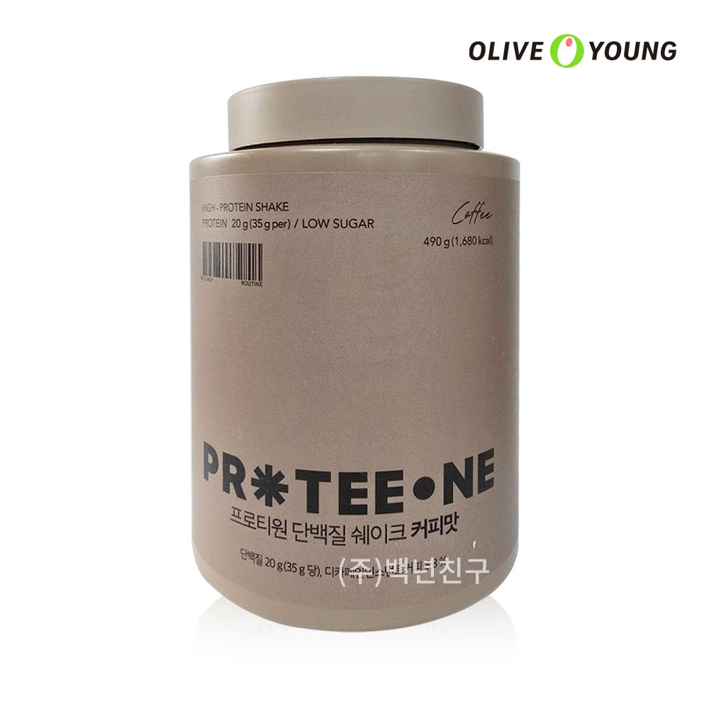 프로티원 단백질쉐이크 커피맛, 490g, 2개 78,800원