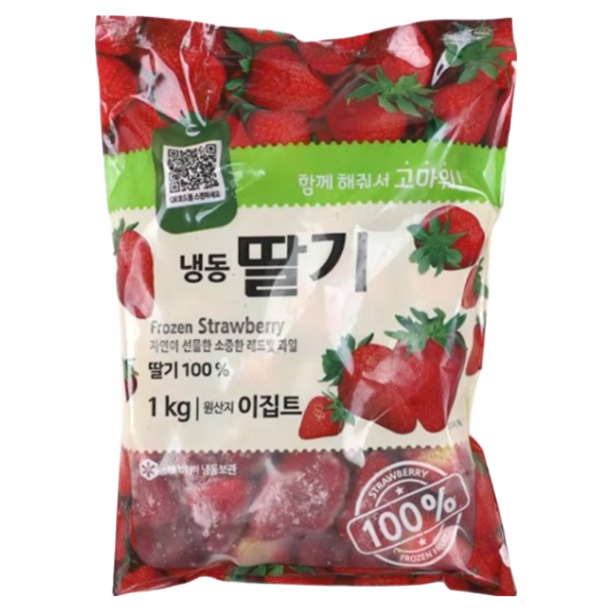 재호 이집트산 냉동딸기 무가당 홀, 3개, 1kg 17,000원