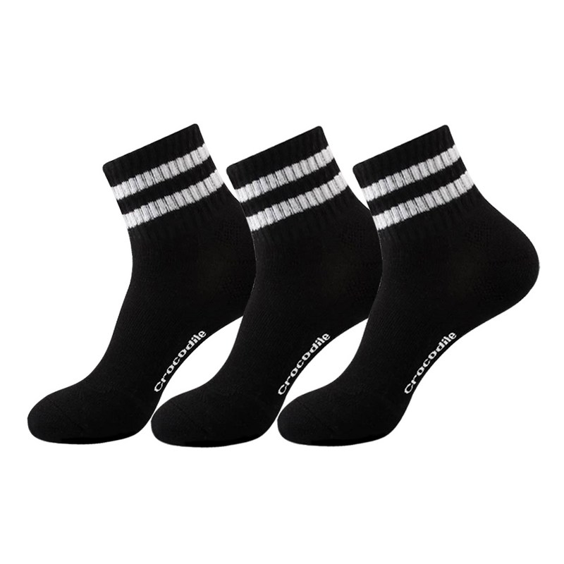 크로커다일 남성용 스포츠 쿠션 테니스 중목양말 CD308 19,800원